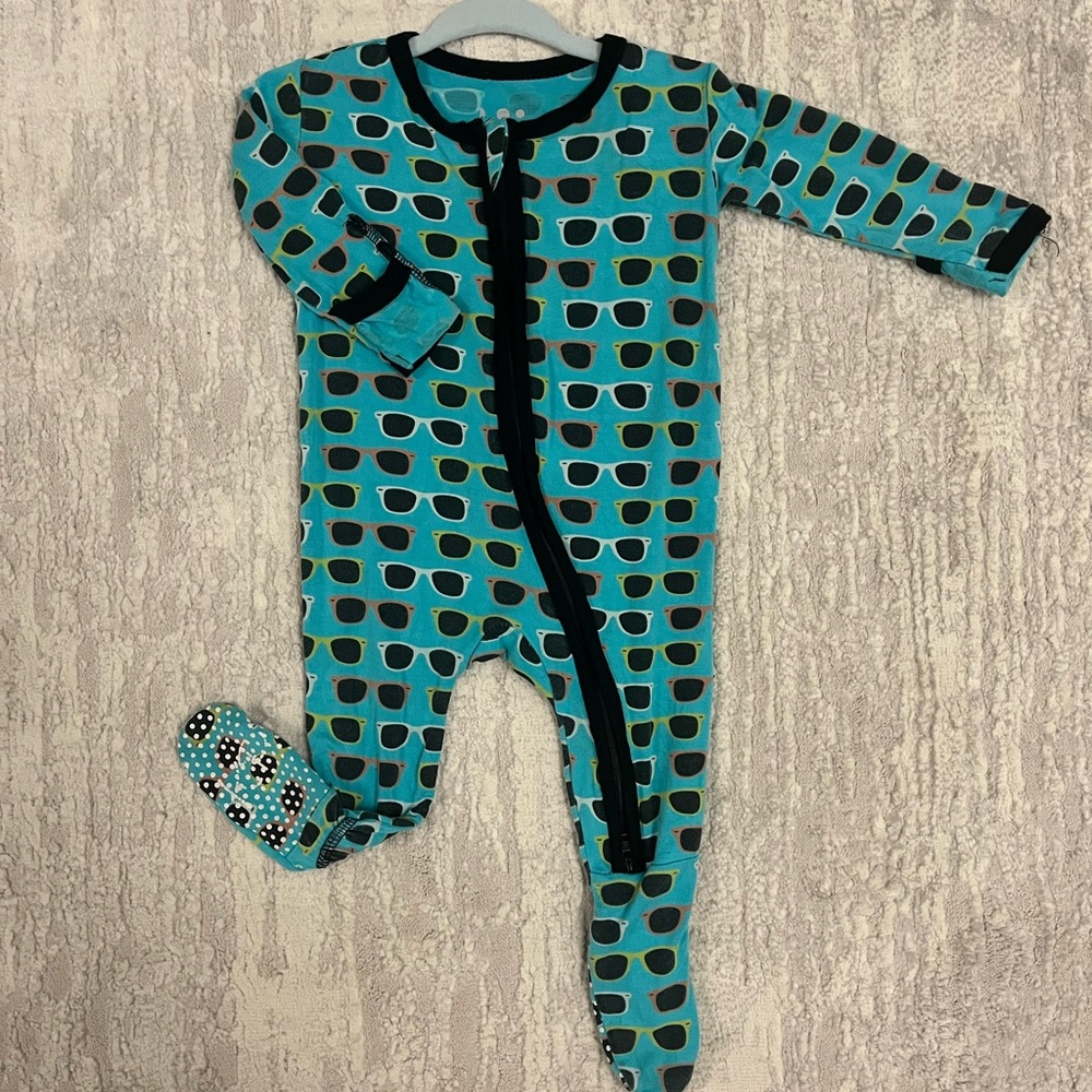 3-6 Kickee Pants Sunglasses Footie